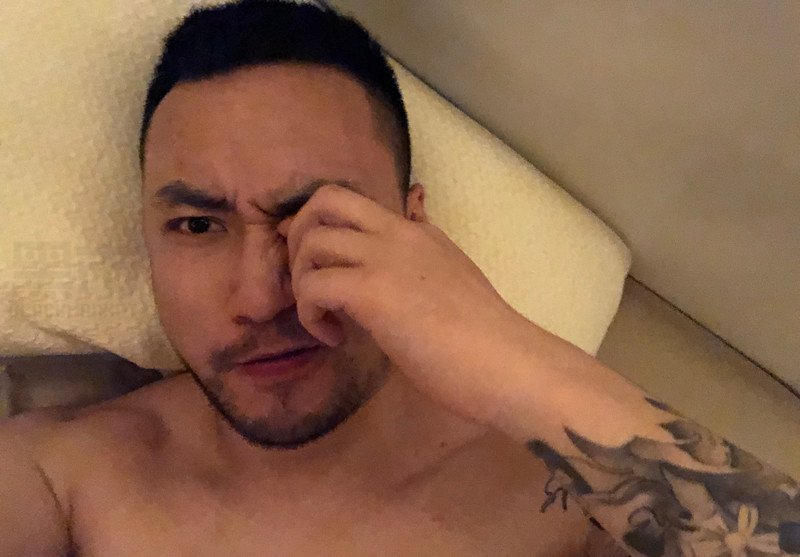 M146_男套图188照片+7视频（手臂有纹身的男神生活照、成熟大叔帅哥同一个人朋友圈素材套图）-18